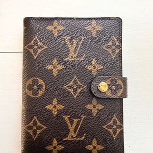Louis Vuitton Brown Monogram Small Agenda Cover